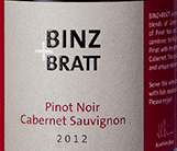 Binz & Bratt Pinot Noir – Cabernet Sauvignon 2015