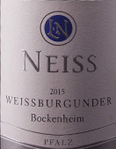 Neiss – Weissburgunder – Bockenheim 2016